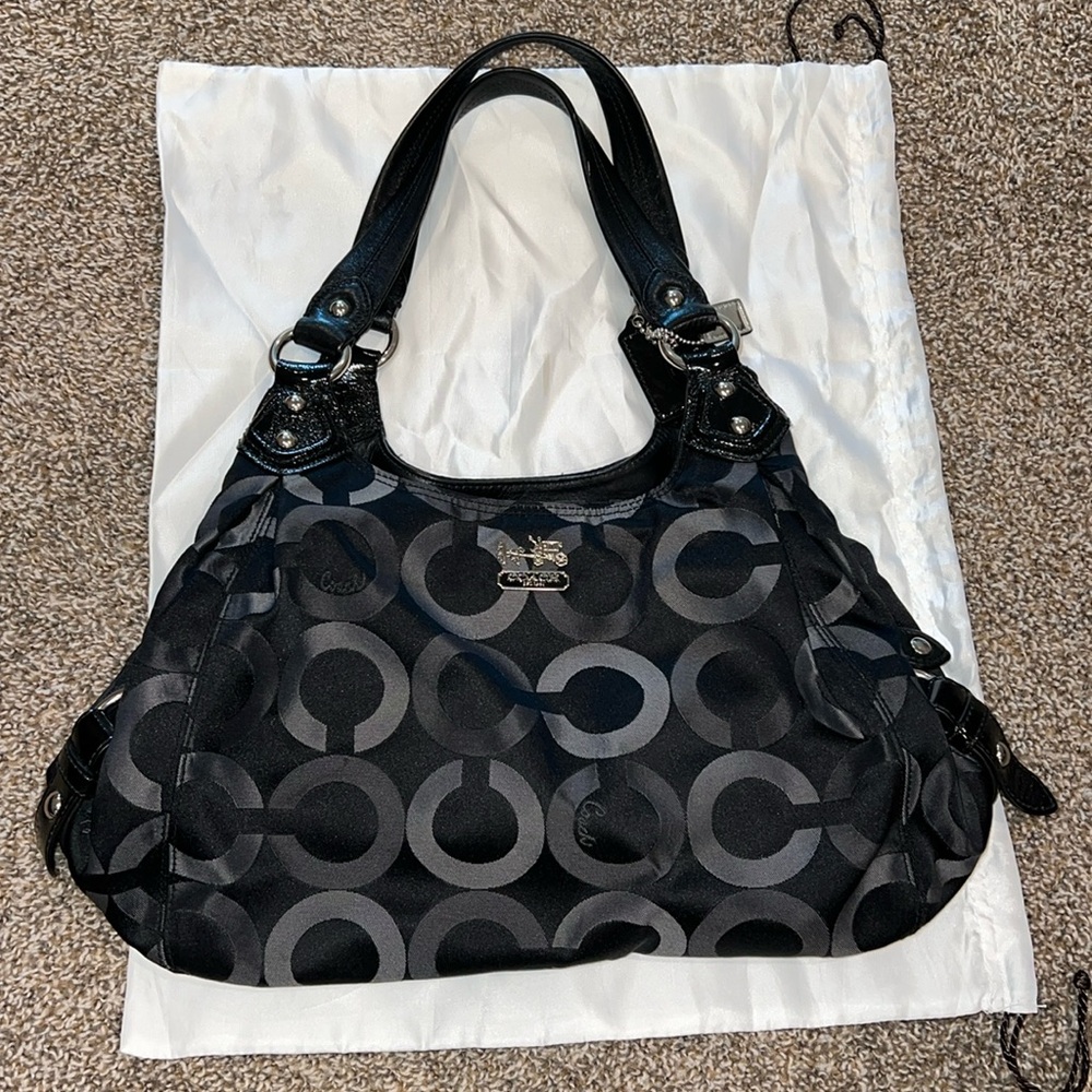 Coach Madison Y2K black purse